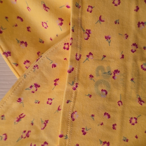 SO BRAND WOMENS WRAP FRONT YELLOW FLORAL CAMI WITH ADJUSTABLE STRAPS SIZE XL - Picture 7 of 14